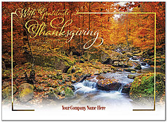 Select a verse or write your own. Peaceful Nature Name Card D8108U-4A